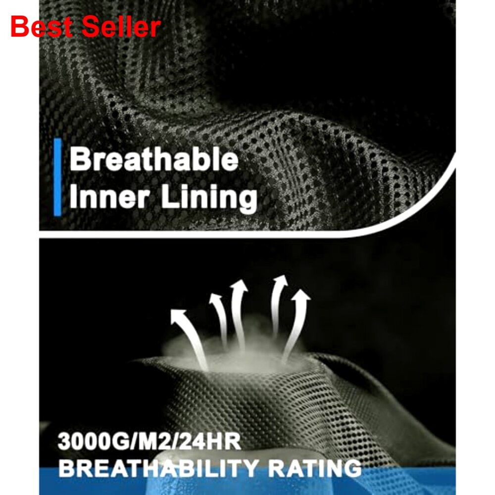 Packable Lightweight Waterproof Rain Jacket Hoode… - image 4